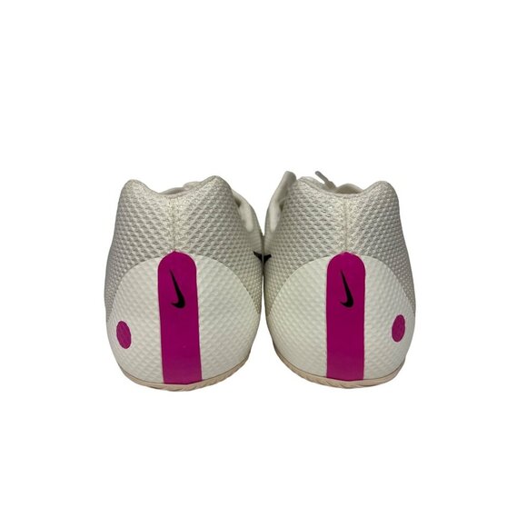 NEW Men's Nike Zoom Rival Sprint Track and Field Spikes White Pink Size 12.5 - Picture 6 of 10